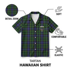 Mowat Modern Tartan Crest Hawaiian Shirt