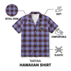 Rutherford Tartan Crest Hawaiian Shirt