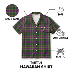 Tailyour (or Taylor) Tartan Crest Hawaiian Shirt