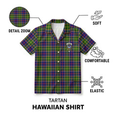 Whitelaw Tartan Crest Hawaiian Shirt