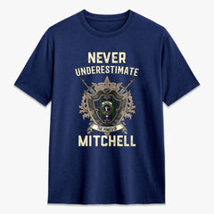 Mitchell Tartan Crest 2D T-shirt - Never Underestimate Style