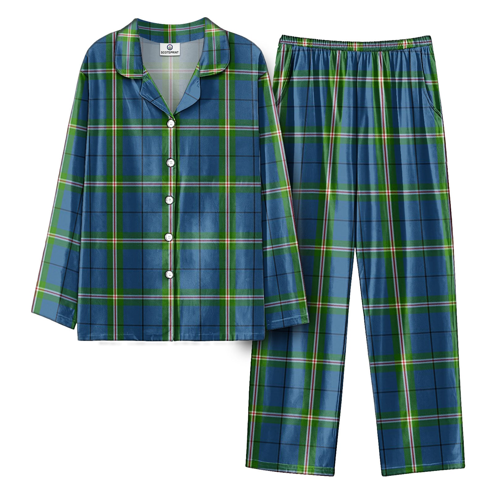 Clelland Tartan Pajama Set