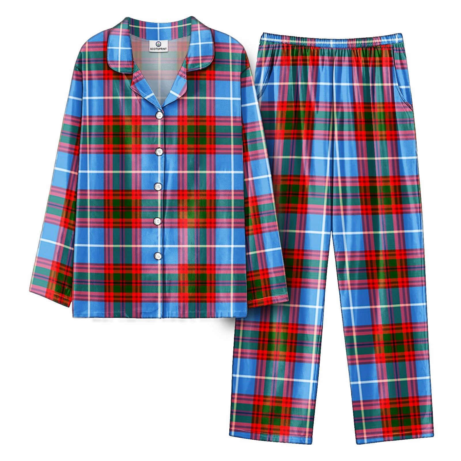 Preston Tartan Pajama Set