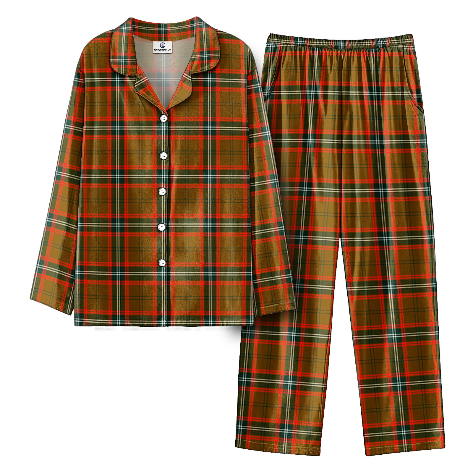 Seton Hunting Modern Tartan Pajama Set