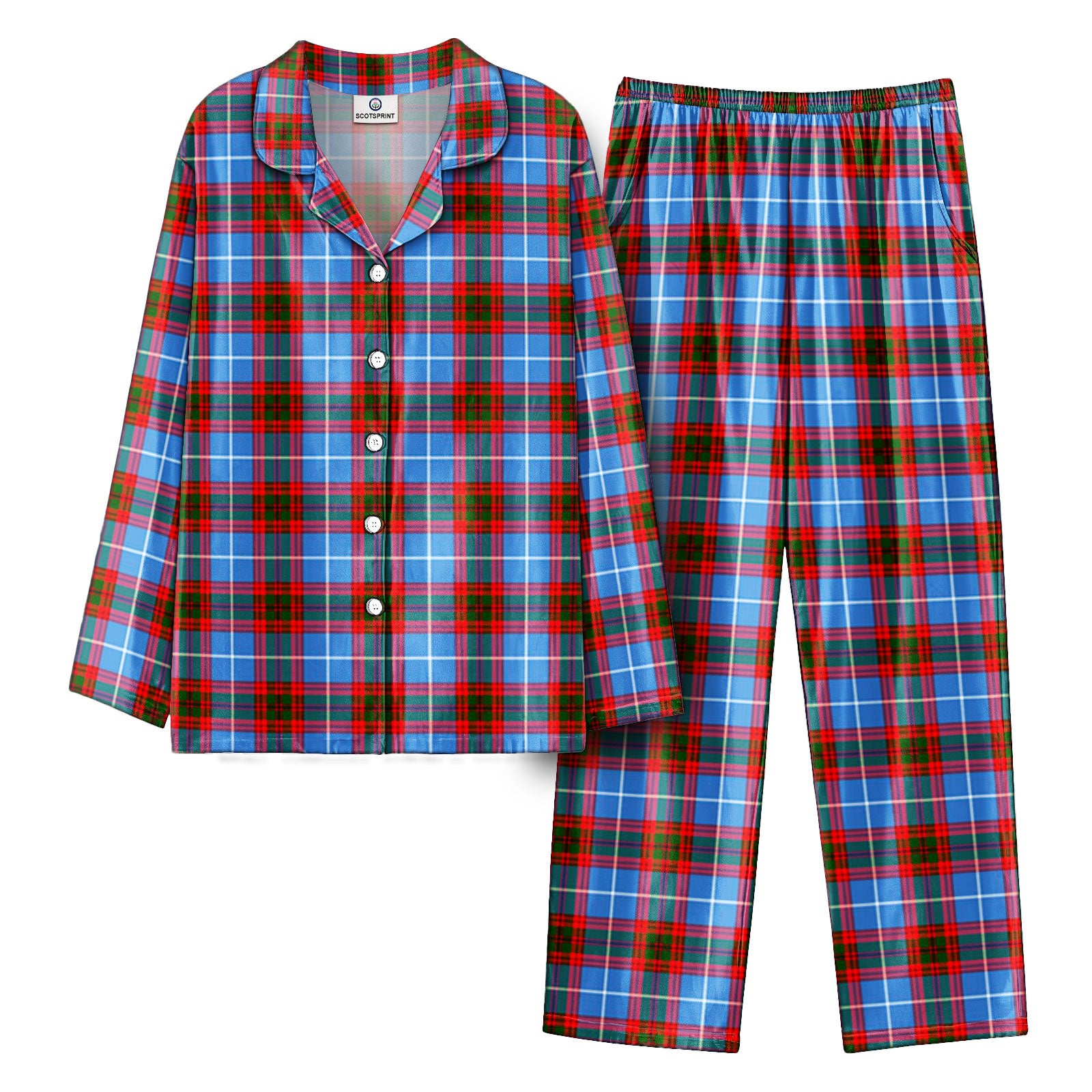 Spalding Tartan Pajama Set