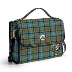 Brisbane Tartan Crest Satchel Bag