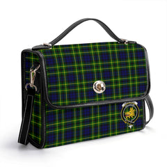 Campbell of Breadalbane Modern Tartan Crest Satchel Bag