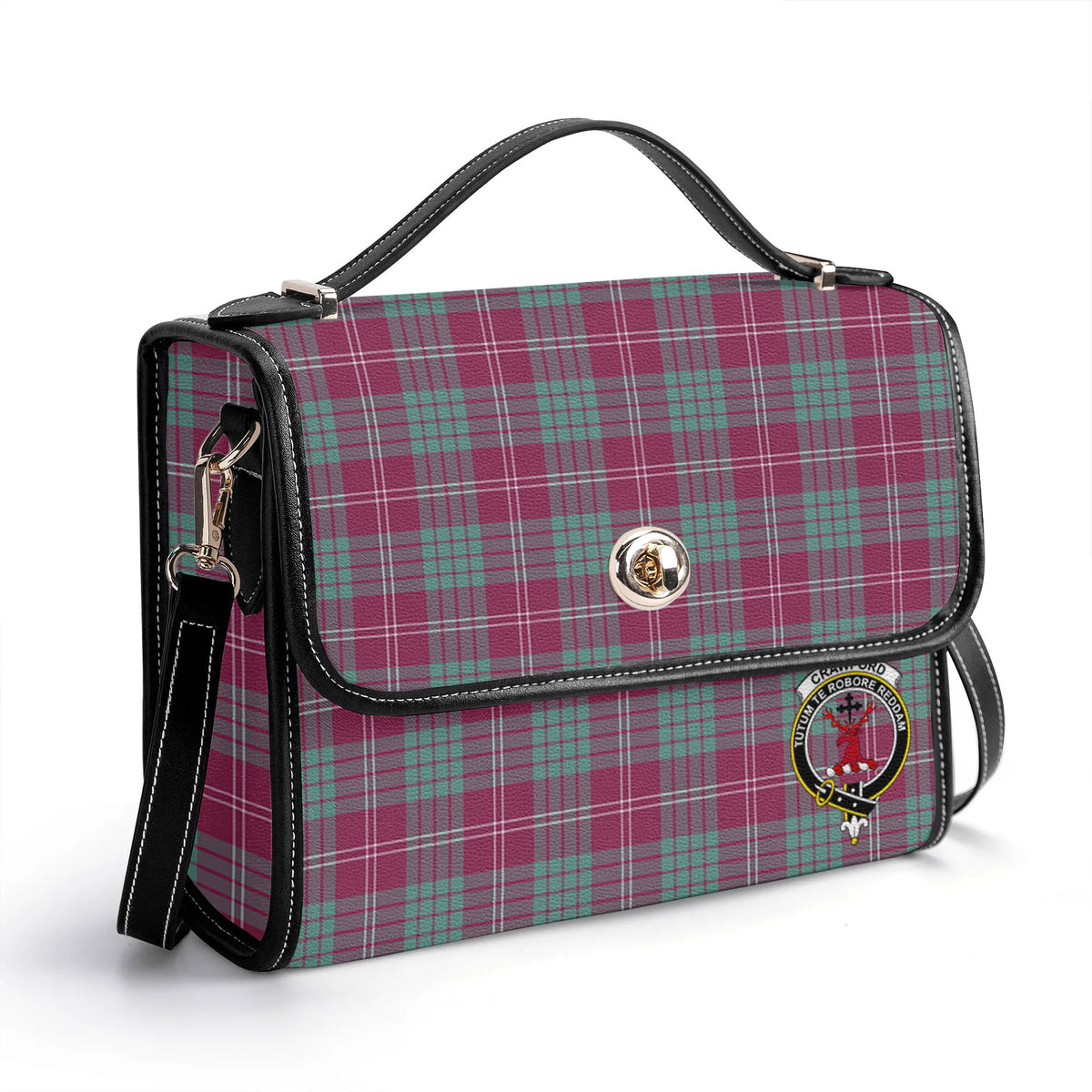 Crawford Ancient Tartan Crest Satchel Bag