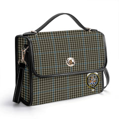 Haig Check Tartan Crest Satchel Bag