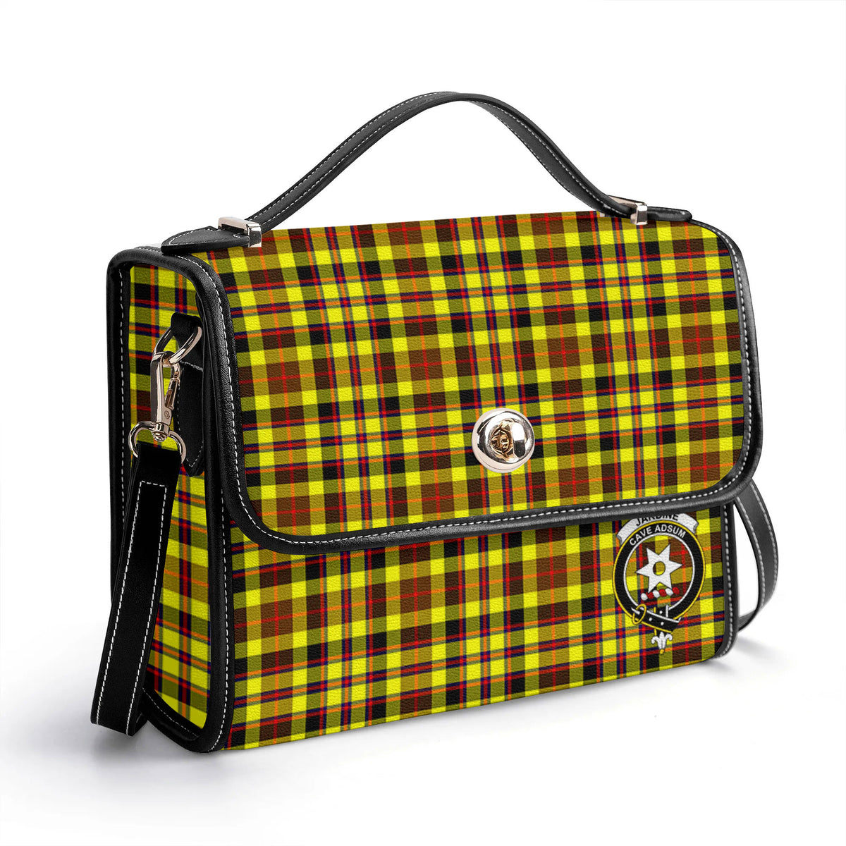 Jardine Tartan Crest Satchel Bag