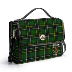 MacAlpine Modern Tartan Crest Satchel Bag