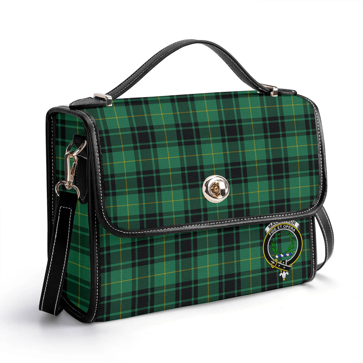 MacArthur Ancient Tartan Crest Satchel Bag