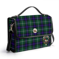 MacDonald of the Isles Hunting Modern Tartan Crest Satchel Bag