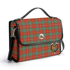 McFie Ancient Tartan Crest Satchel Bag