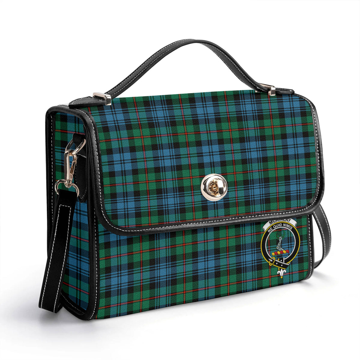 McKinlay Ancient Tartan Crest Satchel Bag