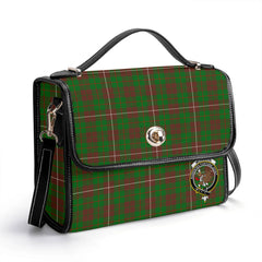 McKinnon Hunting Modern Tartan Crest Satchel Bag