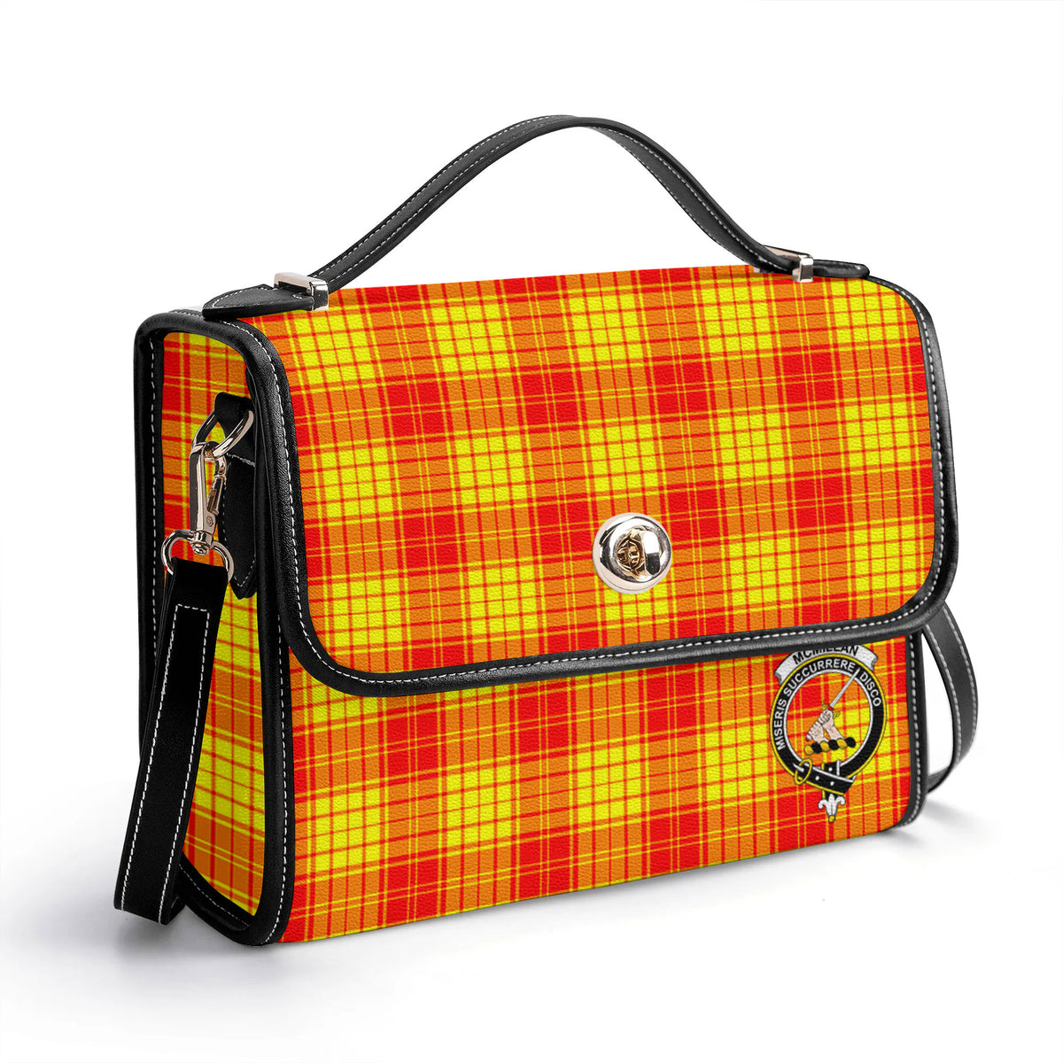 McMillan Clan Tartan Crest Satchel Bag