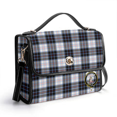 McRae Dress Modern Tartan Crest Satchel Bag
