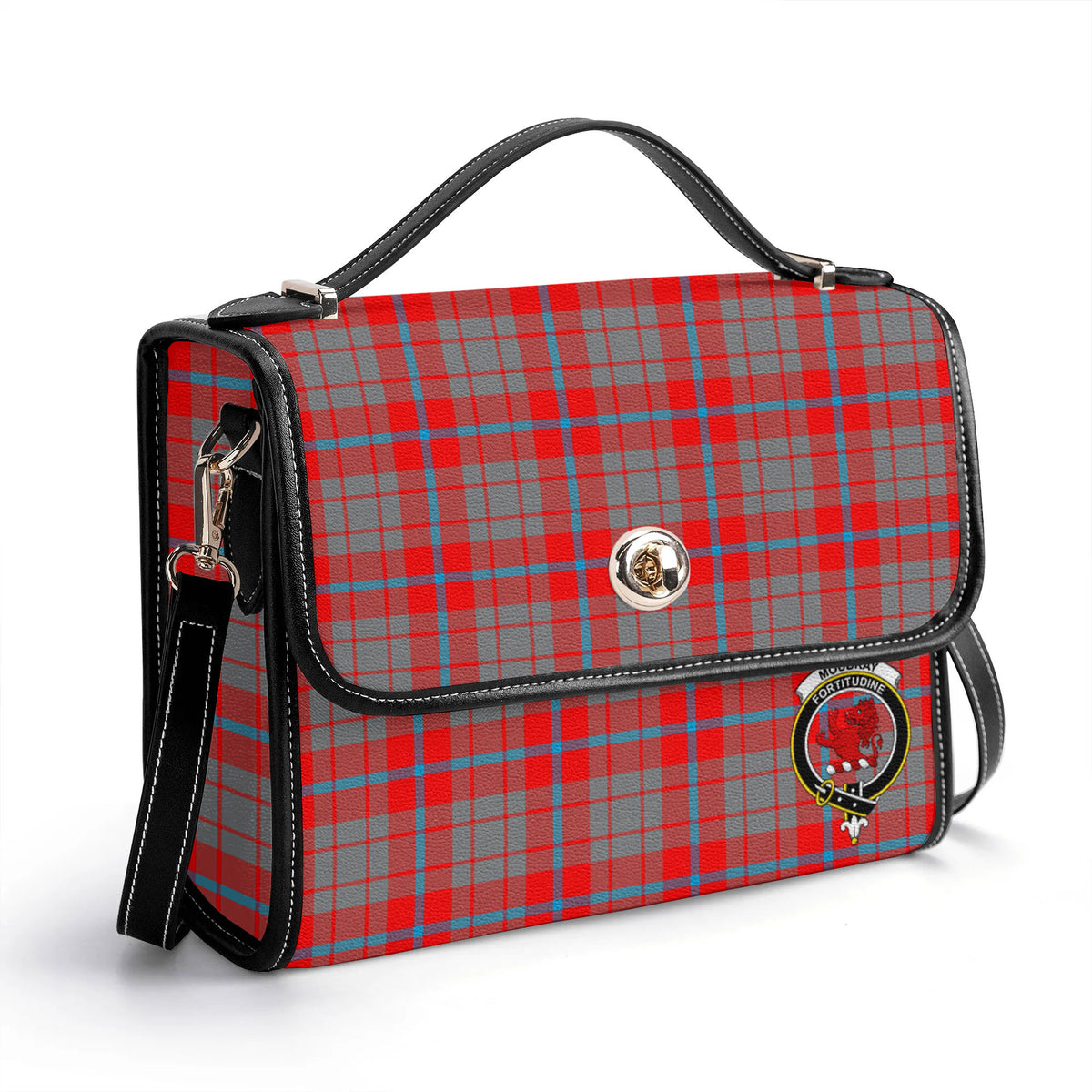 Moubray Tartan Crest Satchel Bag