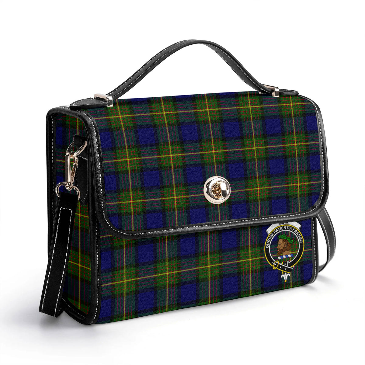 Muir Tartan Crest Satchel Bag
