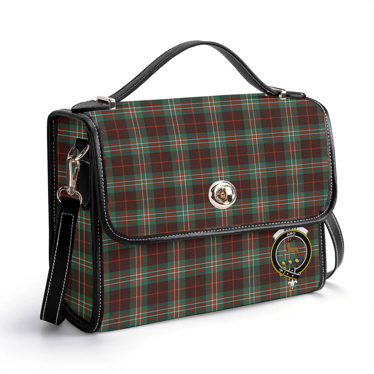 Scott Brown Ancient Tartan Crest Satchel Bag