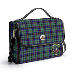 Stevenson Tartan Crest Satchel Bag
