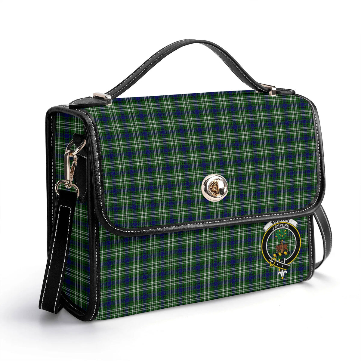 Swinton Tartan Crest Satchel Bag
