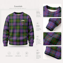 Blair Modern Tartan Crest Sweater