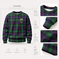 Calder Tartan Crest Sweater