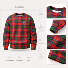 Charteris (Earl of Wemyss) Tartan Crest Sweater