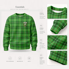 Clephan (or Clephane) Tartan Crest Sweater