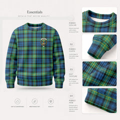 Gordon Ancient Tartan Crest Sweater