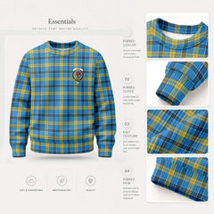 Laing Tartan Crest Sweater