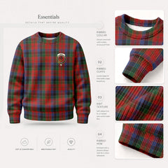 Leith Tartan Crest Sweater
