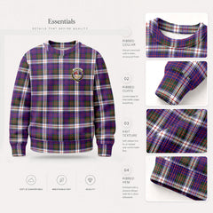 MacDonald Dress Modern Tartan Crest Sweater