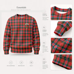 MacDuff Modern Tartan Crest Sweater