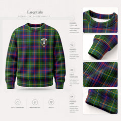 Malcolm (or MacCallum) Tartan Crest Sweater