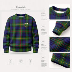 McEwan Modern Tartan Crest Sweater