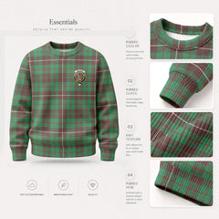 McKinnon Hunting Ancient Tartan Crest Sweater