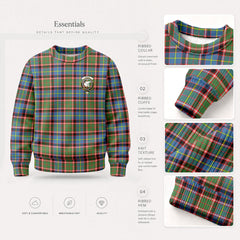 Norvel (or Norvill) Tartan Crest Sweater