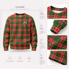Pollock Tartan Crest Sweater