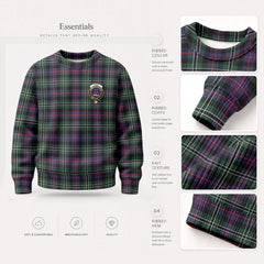 Rose Hunting Modern Tartan Crest Sweater