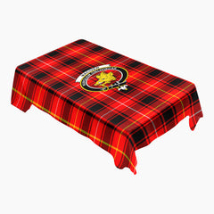 MacIver Modern Tartan Crest Tablecloth