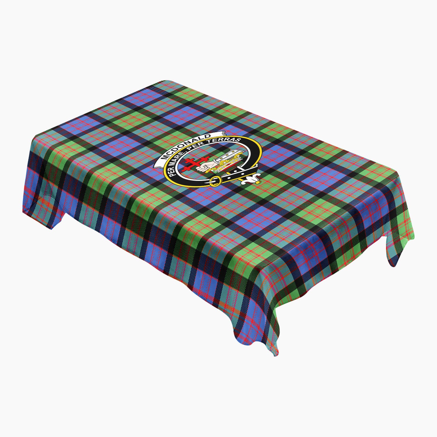 McDonald Ancient Tartan Crest Tablecloth