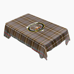 McIntyre Hunting Weathered Tartan Crest Tablecloth