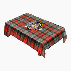 McLachlan Weathered Tartan Crest Tablecloth