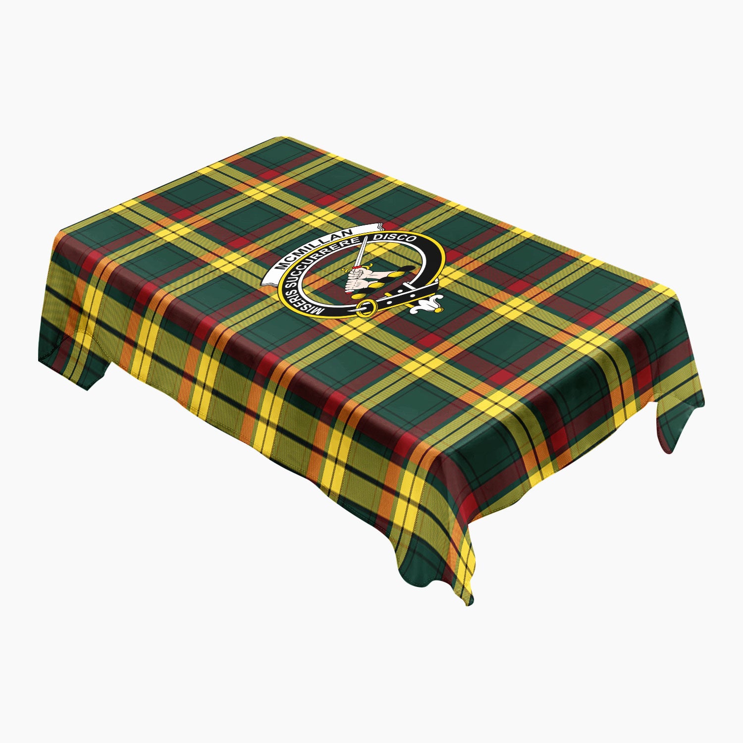 McMillan Old Modern Tartan Crest Tablecloth