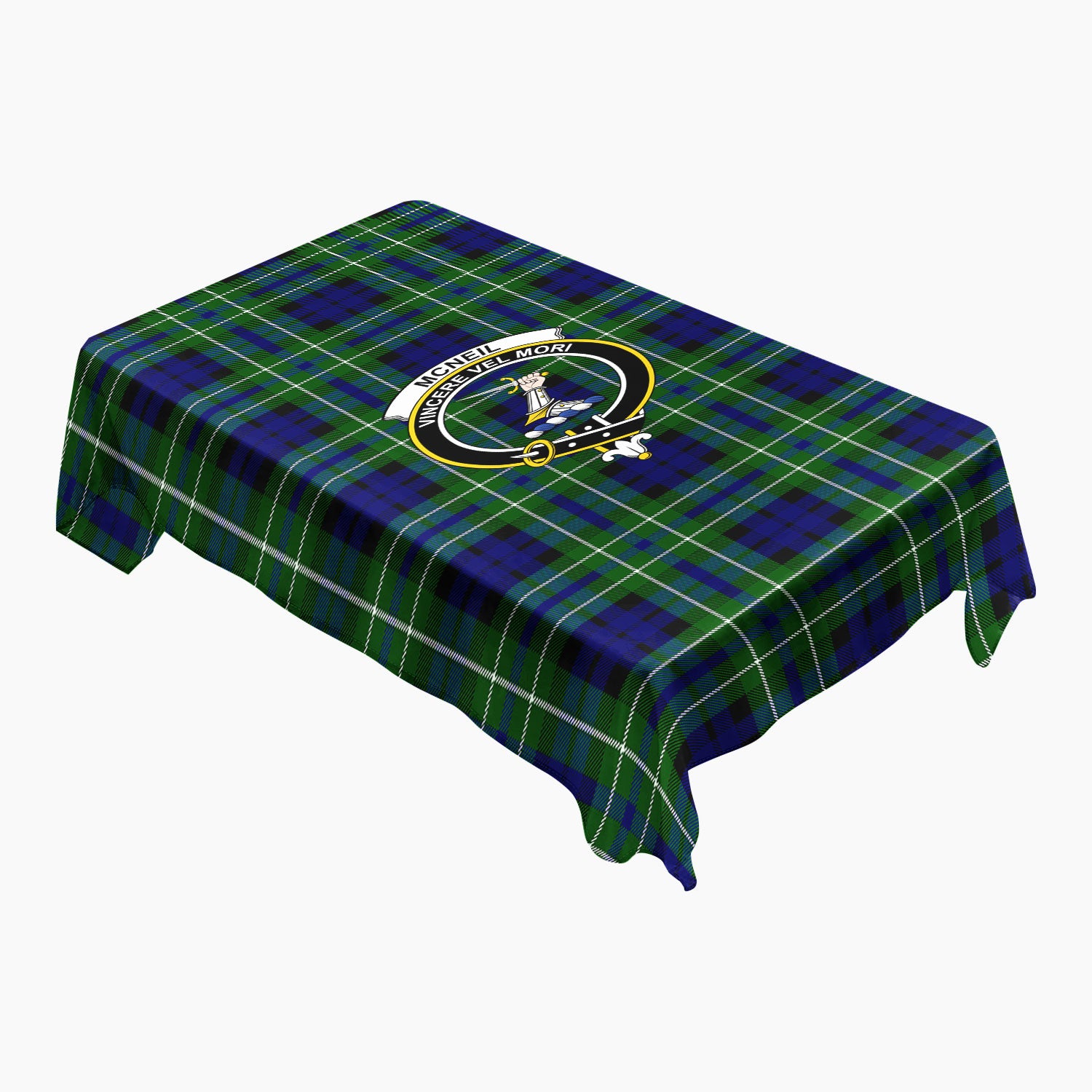 McNeil of Colonsay Modern Tartan Crest Tablecloth