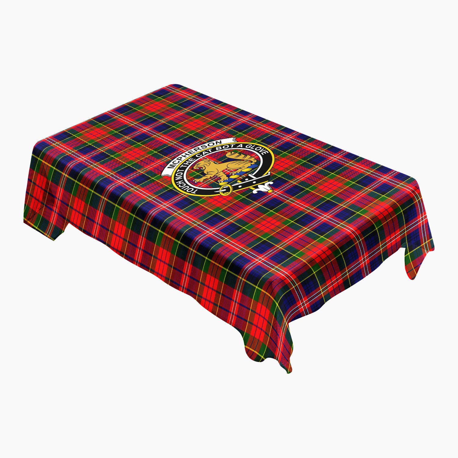 McPherson Modern Tartan Crest Tablecloth
