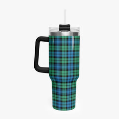 Campbell Ancient 01 Tartan Crest 40 oz Insulated Tumbler with Handle